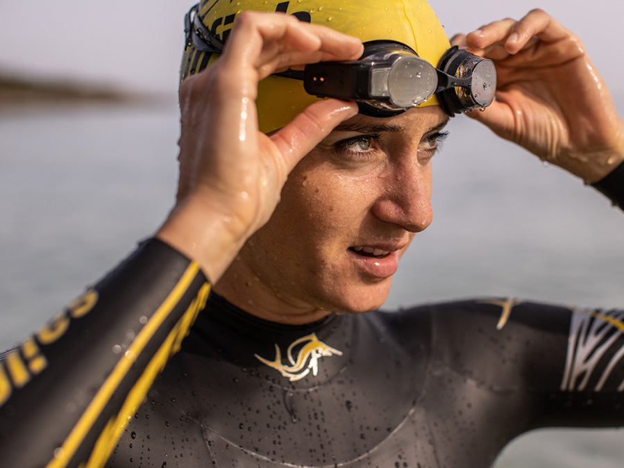 Open water swimming with the FORM Goggles
