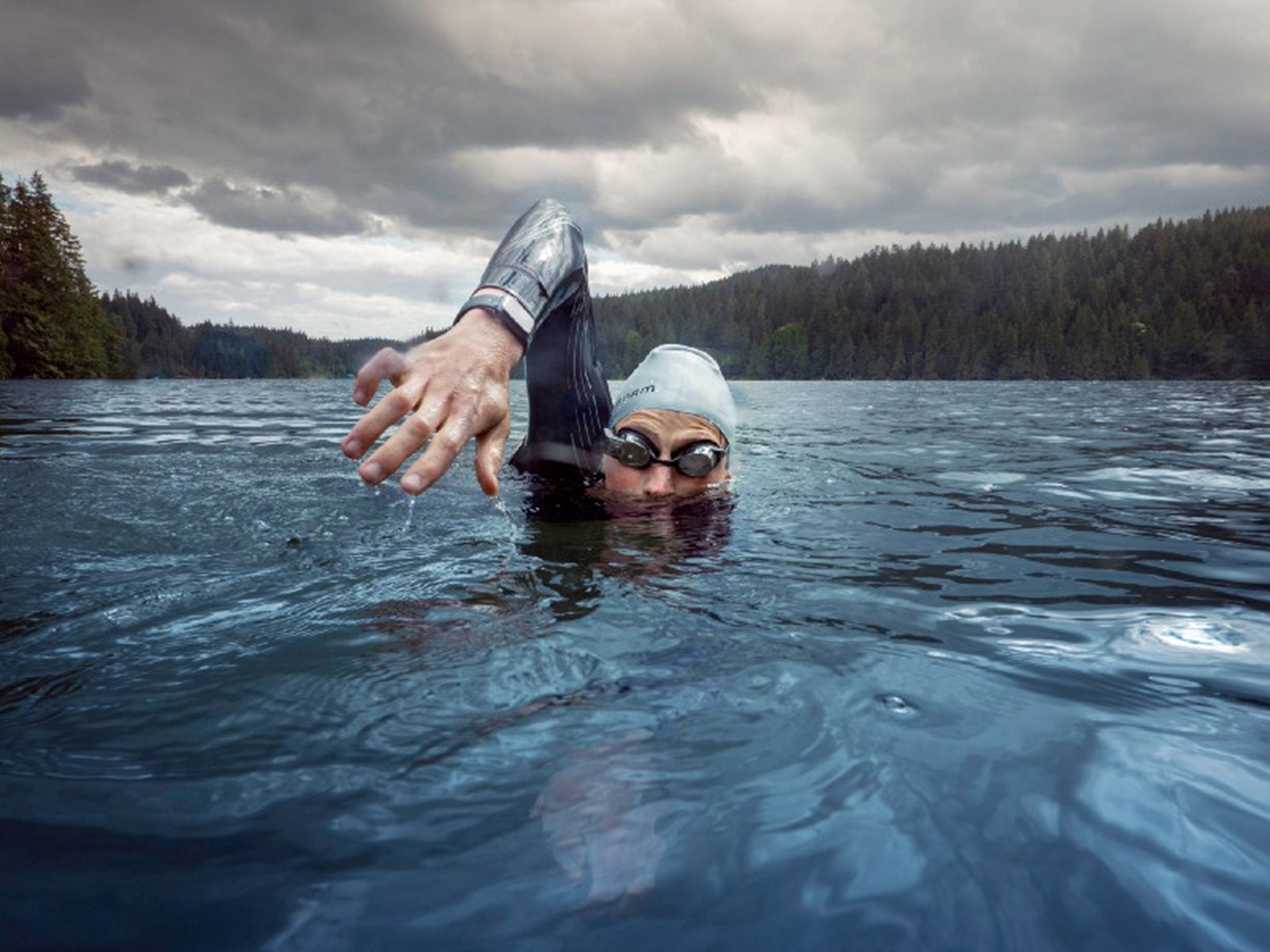 Keith Eriks open water swimming